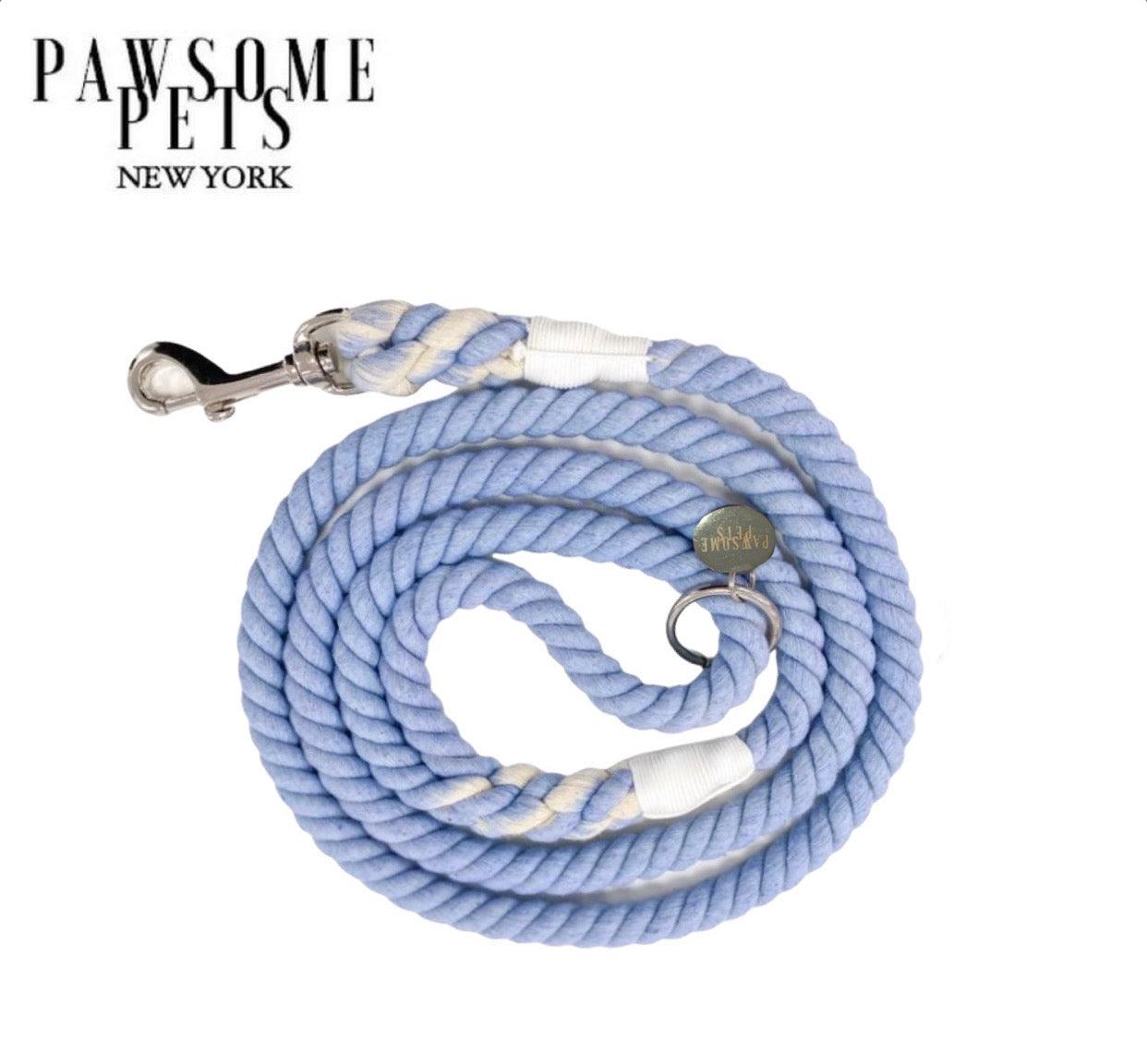 ROPE LEASH - SEA BLUE-0